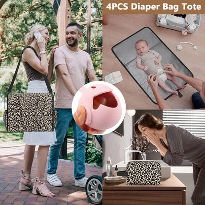 Diaper Bag Tote for Baby, Large Hospital Mommy Bag for Labor Delivery