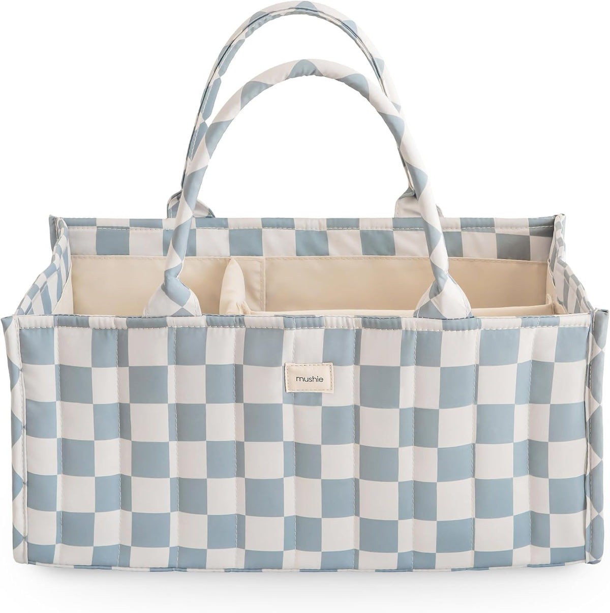 Baby Diaper Caddy | Newborn Essentials Organizer (Pastel Blooms)