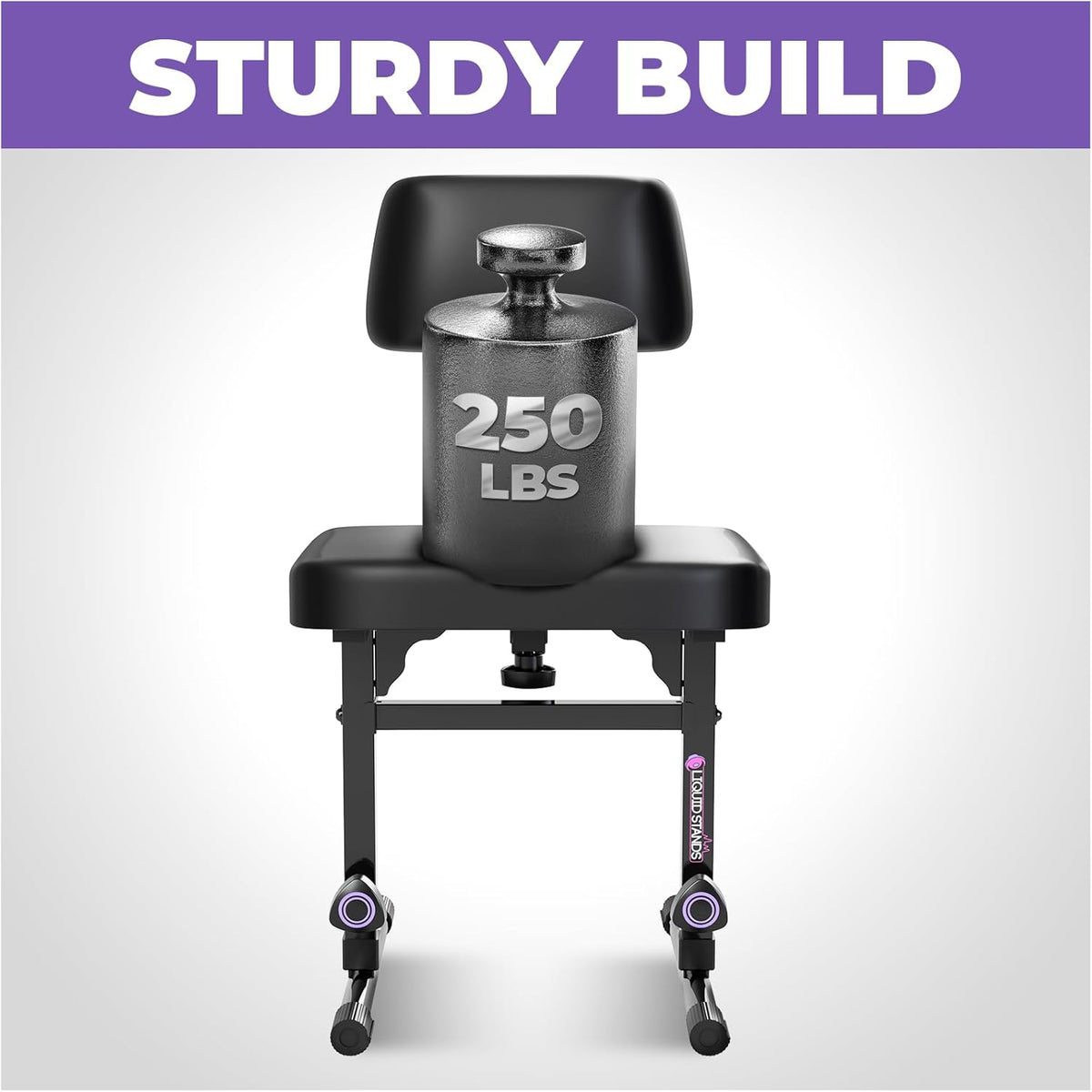 Piano Bench Adjustable Stool – Music Keyboard Bench with Backrest Seat for Piano Keyboard Stand with Black Padded Cushion for Musicians Piano Stool Chair