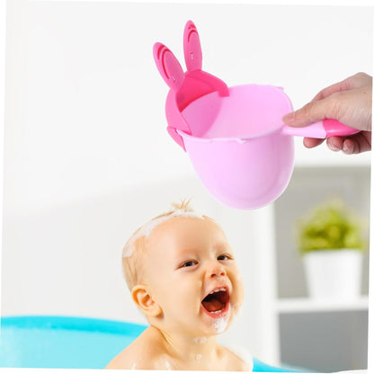 2 Pack Baby Bath Rinser Cup Set for Hair Washing, PP Animal Design