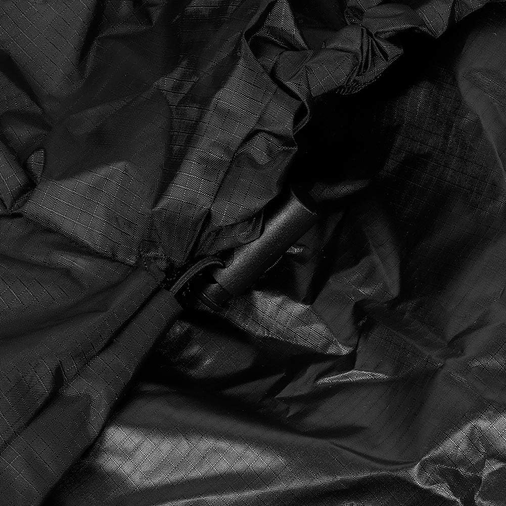 Rain Cover for with Ventilation for Comfortable Rides in Weather (Black) (Black)