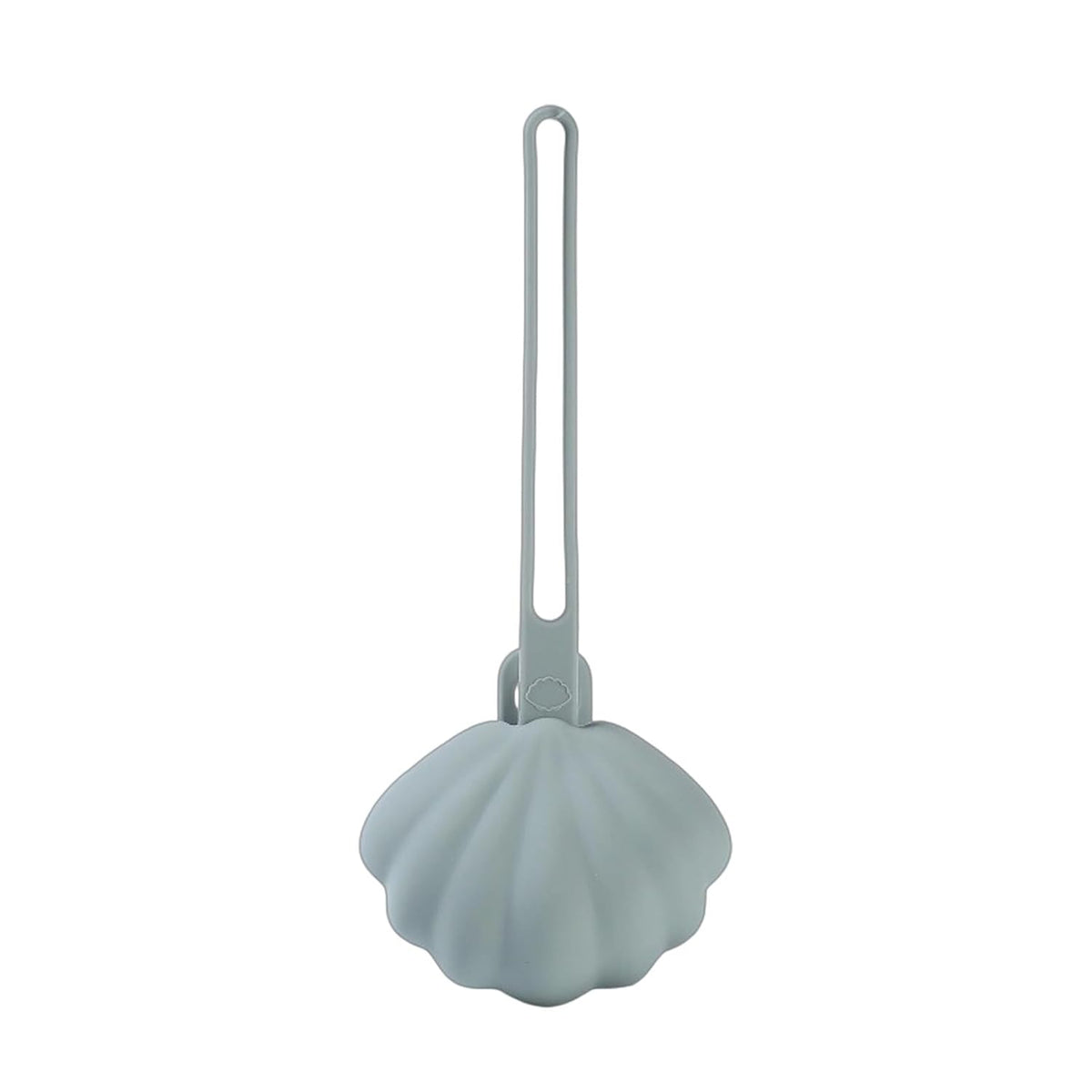 Compact Silicone Storage Case Shell Shape Portable Organiser Box for Soothing Container Box Compact Silicone Storage with Hanging Strap