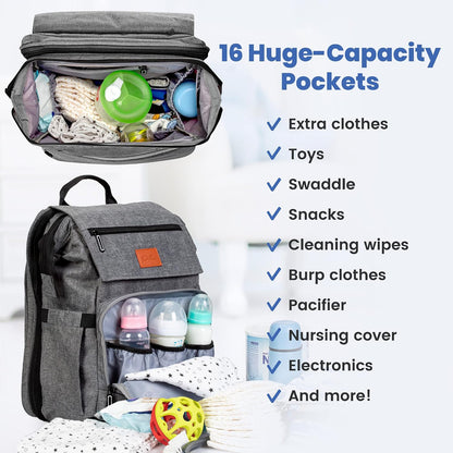 Newborn Essentials: Portable Changing Pad & Diaper Bag