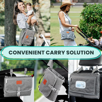 Newborn Essentials: Portable Changing Pad & Diaper Bag