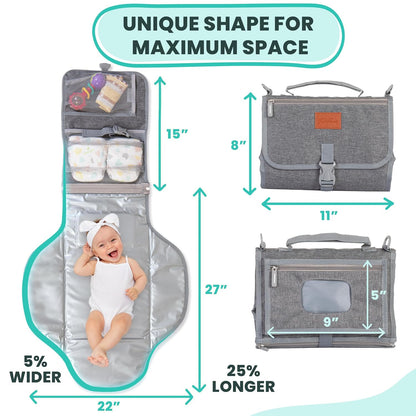 Newborn Essentials: Portable Changing Pad & Diaper Bag