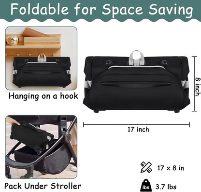 SCTEL Infant Car Seat Travel Bag Backpack for Airplane, with Wheels