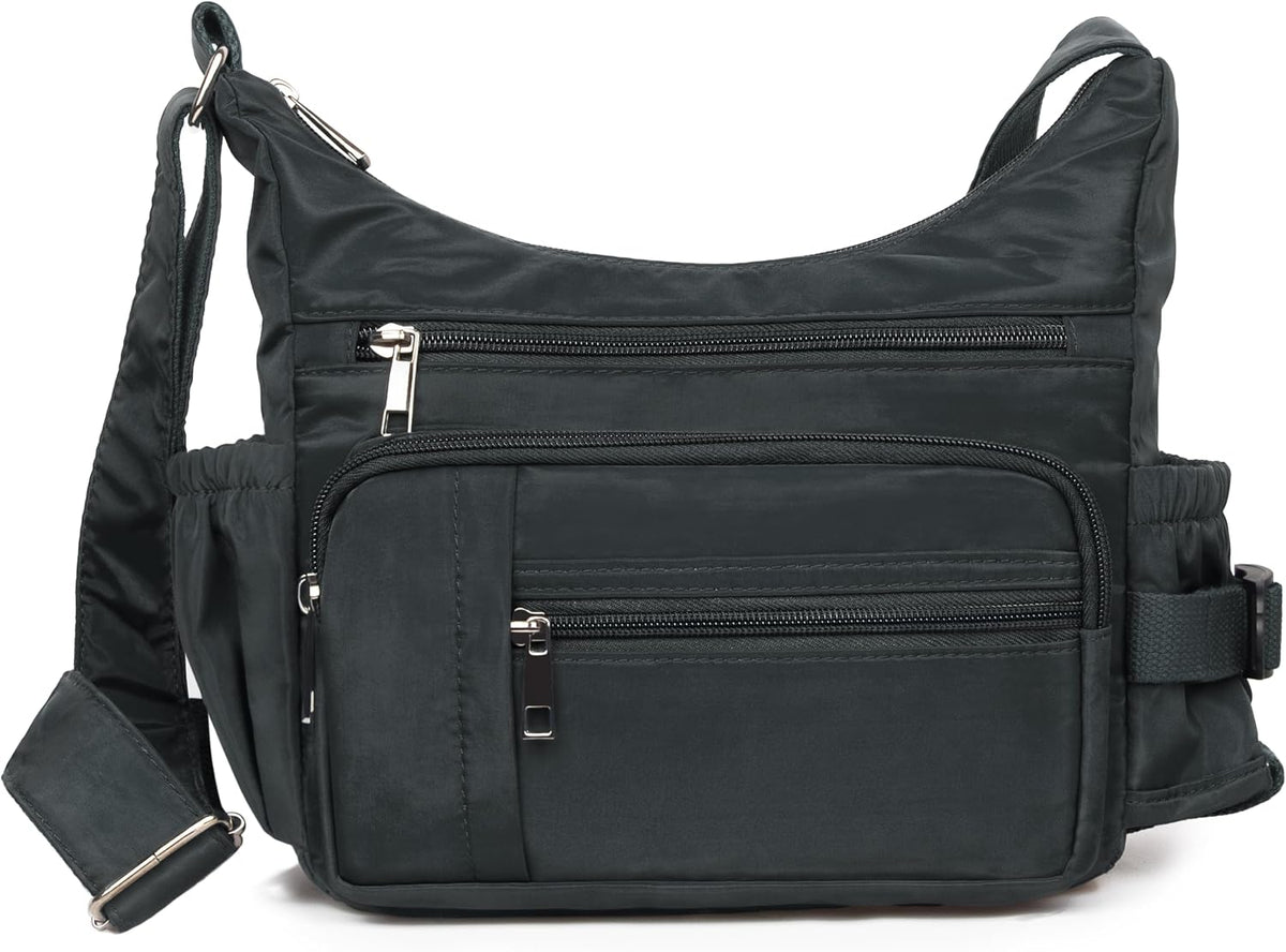 RFID Anti Thief Crossbody Bag for Women Waterproof Shoulder Bag Messenger Bag Casual Nylon Purse Handbag