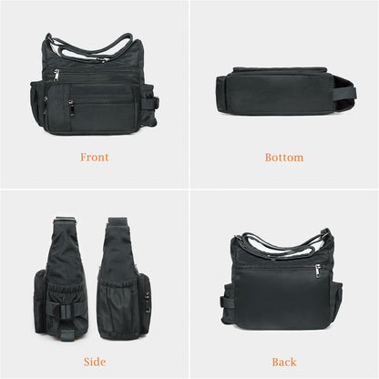 RFID Anti Thief Crossbody Bag for Women Waterproof Shoulder Bag Messenger Bag Casual Nylon Purse Handbag