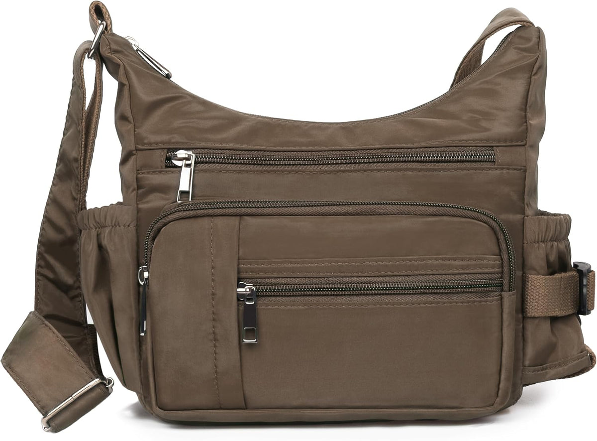 RFID Anti Thief Crossbody Bag for Women Waterproof Shoulder Bag Messenger Bag Casual Nylon Purse Handbag