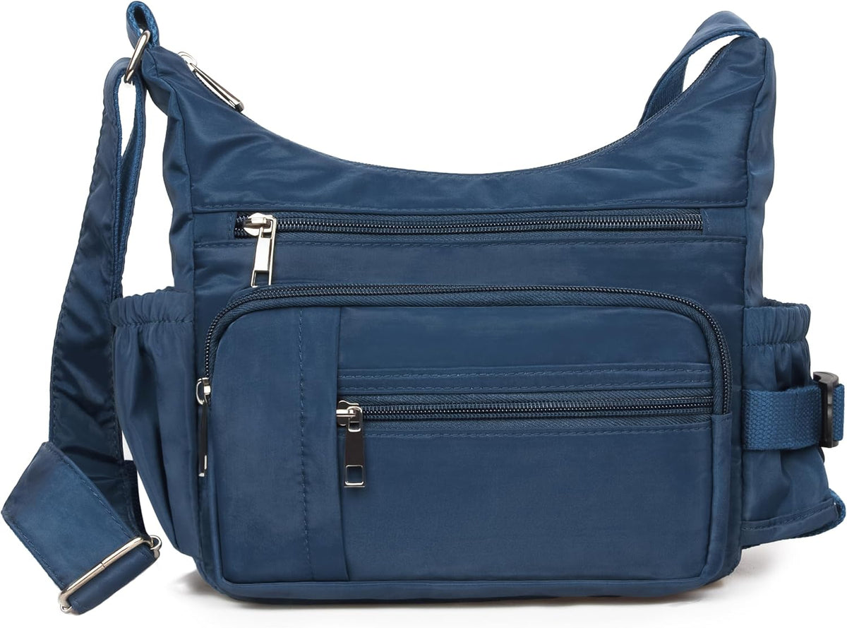 RFID Anti Thief Crossbody Bag for Women Waterproof Shoulder Bag Messenger Bag Casual Nylon Purse Handbag