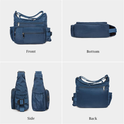 RFID Anti Thief Crossbody Bag for Women Waterproof Shoulder Bag Messenger Bag Casual Nylon Purse Handbag