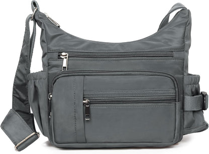 RFID Anti Thief Crossbody Bag for Women Waterproof Shoulder Bag Messenger Bag Casual Nylon Purse Handbag