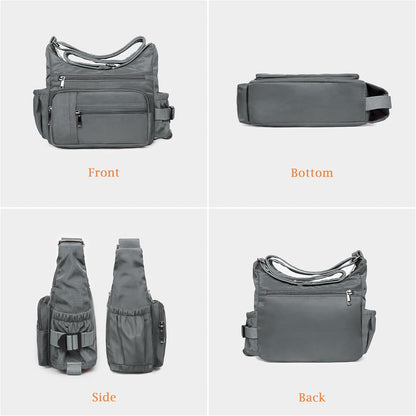 RFID Anti Thief Crossbody Bag for Women Waterproof Shoulder Bag Messenger Bag Casual Nylon Purse Handbag