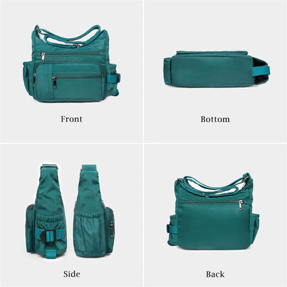 RFID Anti Thief Crossbody Bag for Women Waterproof Shoulder Bag Messenger Bag Casual Nylon Purse Handbag