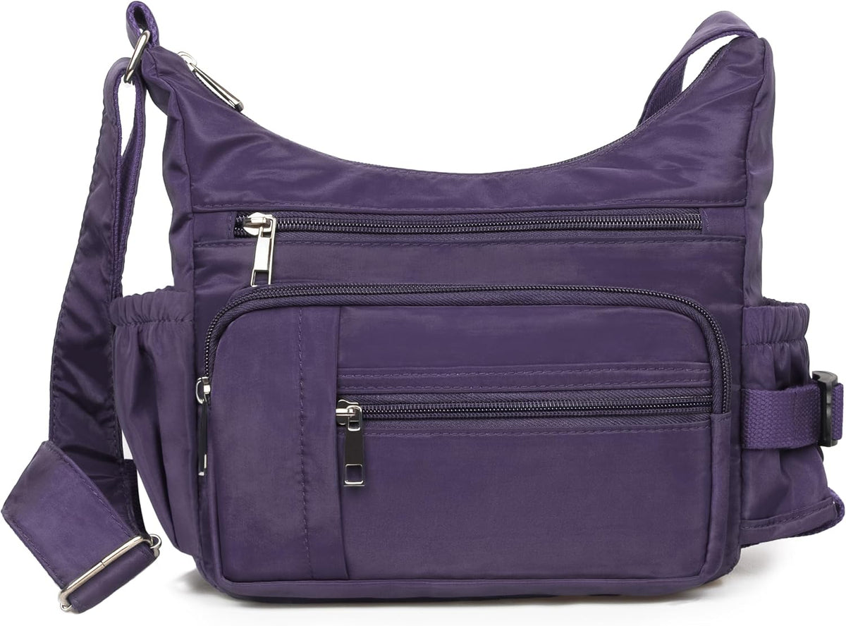 RFID Anti Thief Crossbody Bag for Women Waterproof Shoulder Bag Messenger Bag Casual Nylon Purse Handbag