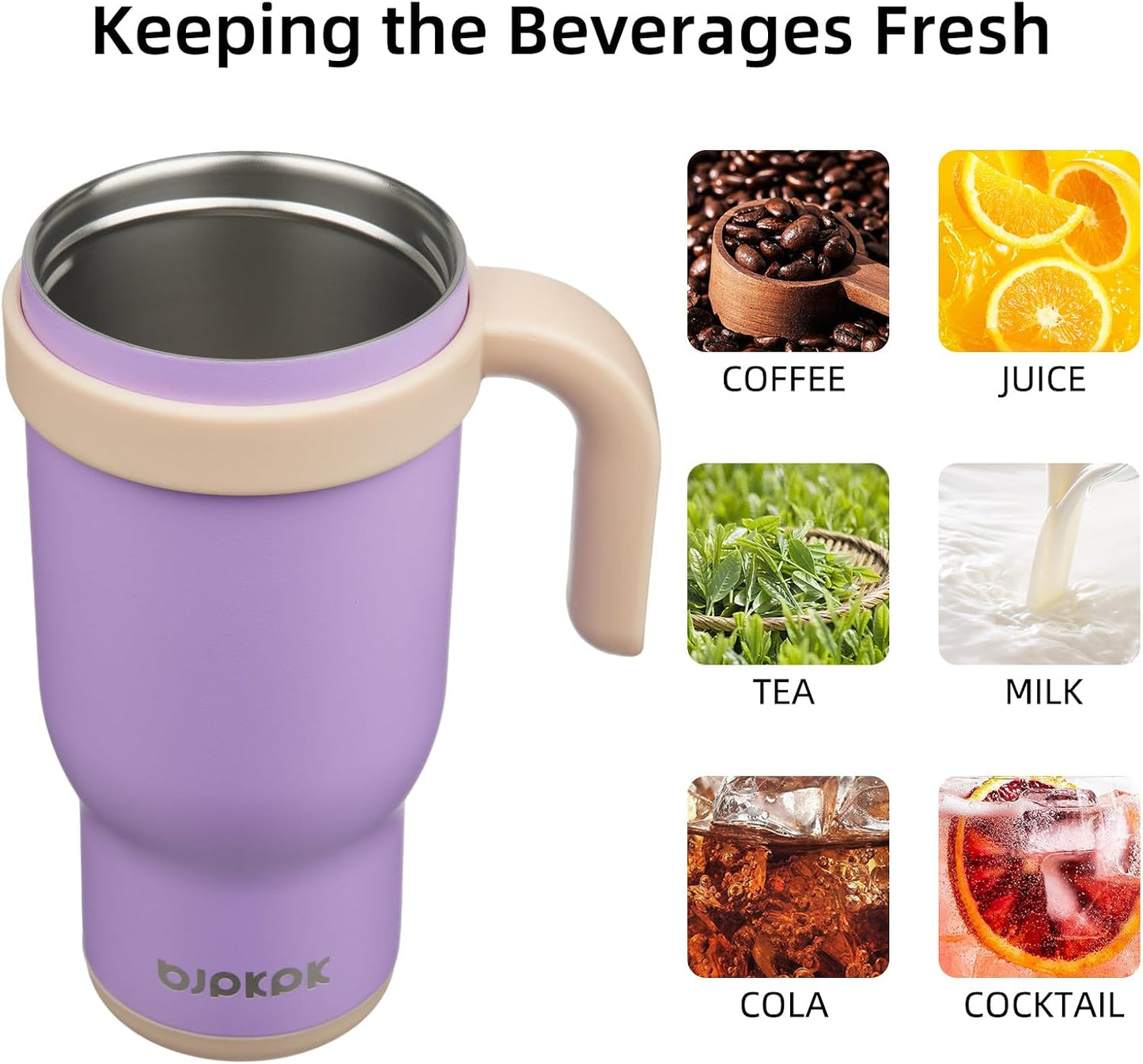 14 oz Insulated Water Bottle with Handle & Straw, Stainless Steel | Double Wall Vacuum, Leak Proof, Sweatproof, Wide Mouth, BPA Free, Dishwasher Safe, Keeps Cold/Hot, Travel, Green