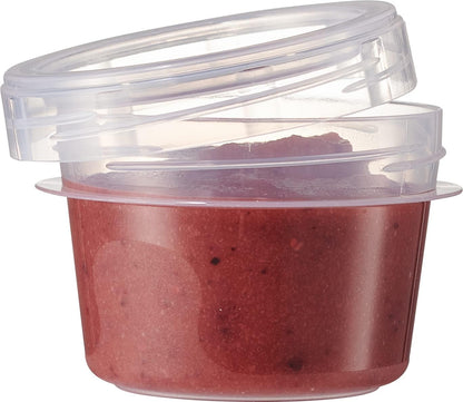 Food Storage Containers , 4 ounce Colored 144 Pack