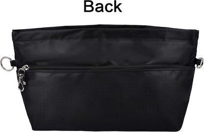 Handbag Purse Tote Pocketbook Organizer Insert Zipper Closure 11 Pockets 3 Sizes Many Colors
