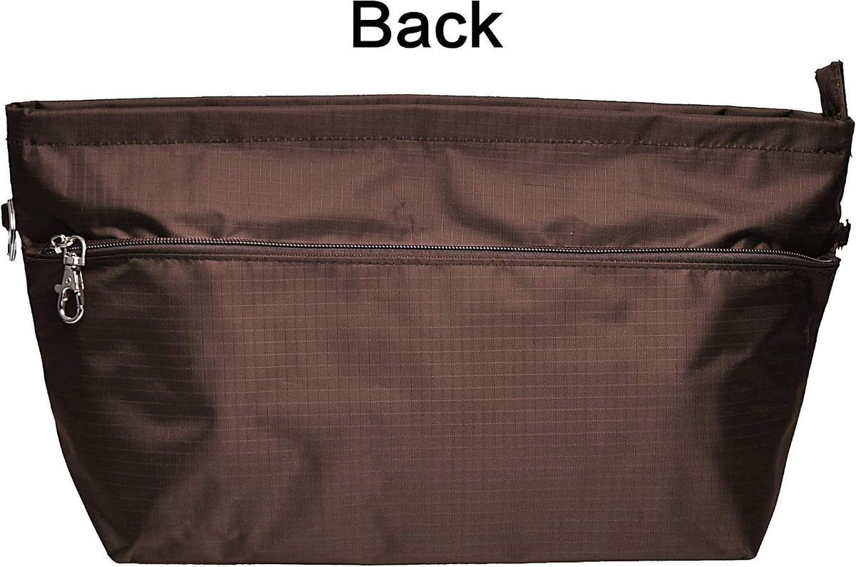 Handbag Purse Tote Pocketbook Organizer Insert Zipper Closure 11 Pockets 3 Sizes Many Colors