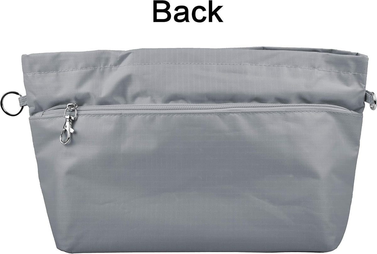 Handbag Purse Tote Pocketbook Organizer Insert Zipper Closure 11 Pockets 3 Sizes Many Colors