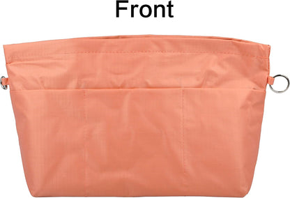 Handbag Purse Tote Pocketbook Organizer Insert Zipper Closure 11 Pockets 3 Sizes Many Colors
