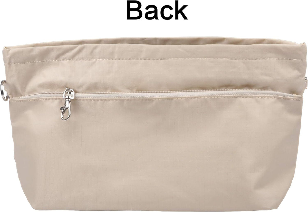 Handbag Purse Tote Pocketbook Organizer Insert Zipper Closure 11 Pockets 3 Sizes Many Colors
