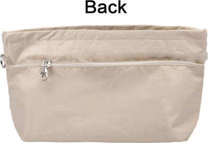 Handbag Purse Tote Pocketbook Organizer Insert Zipper Closure 11 Pockets 3 Sizes Many Colors