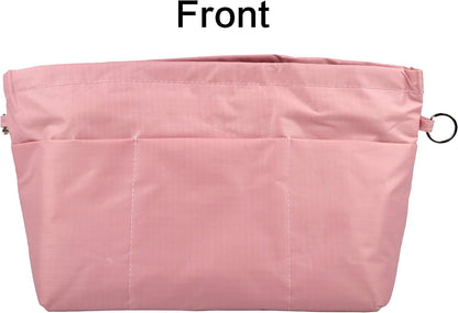 Handbag Purse Tote Pocketbook Organizer Insert Zipper Closure 11 Pockets 3 Sizes Many Colors