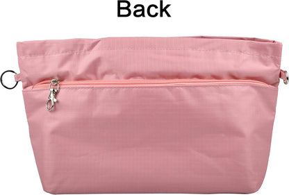 Handbag Purse Tote Pocketbook Organizer Insert Zipper Closure 11 Pockets 3 Sizes Many Colors