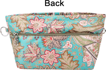 Handbag Purse Tote Pocketbook Organizer Insert Zipper Closure 11 Pockets 3 Sizes Many Colors