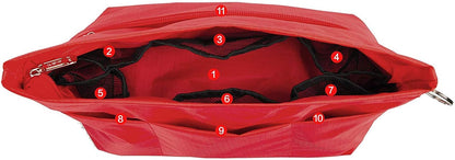 Handbag Purse Tote Pocketbook Organizer Insert Zipper Closure 11 Pockets 3 Sizes Many Colors