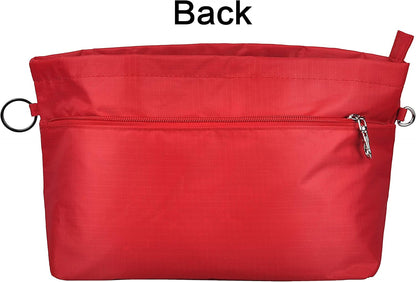 Handbag Purse Tote Pocketbook Organizer Insert Zipper Closure 11 Pockets 3 Sizes Many Colors