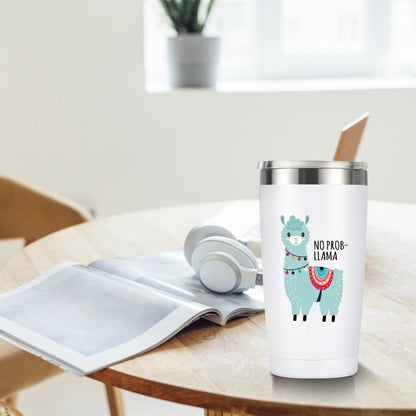 Funny Fox Tumbler 20oz | Oh For Fox Sake Insulated Coffee Mug with Straw and Brush | Double Wall Vacuum Stainless Steel | Leak Resistant Travel Cup for Car Office | Cute Gifts for Foxes Lovers Women