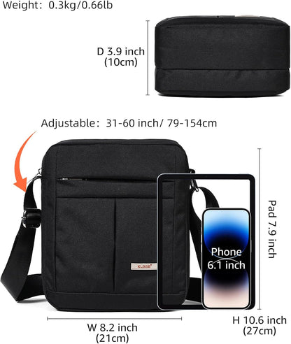 Men's Messenger Bag - Crossbody Shoulder Bags Travel Bag Man Purse Casual Sling Pack for Work Business