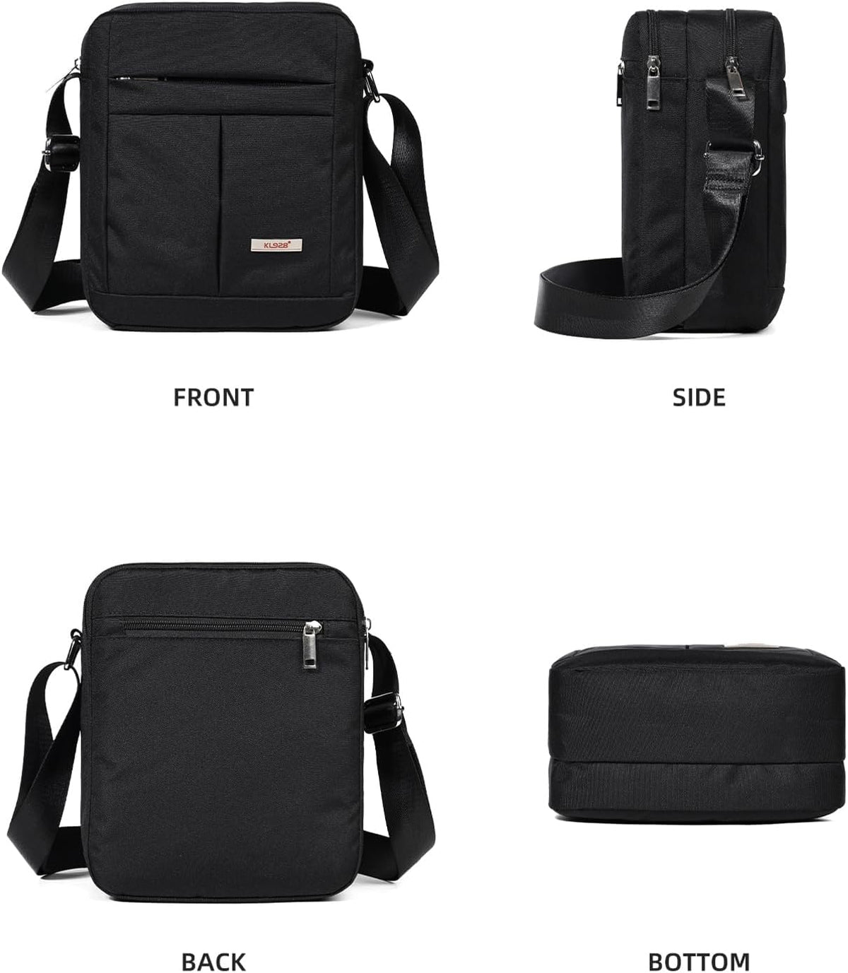 Men's Messenger Bag - Crossbody Shoulder Bags Travel Bag Man Purse Casual Sling Pack for Work Business