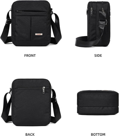 Men's Messenger Bag - Crossbody Shoulder Bags Travel Bag Man Purse Casual Sling Pack for Work Business