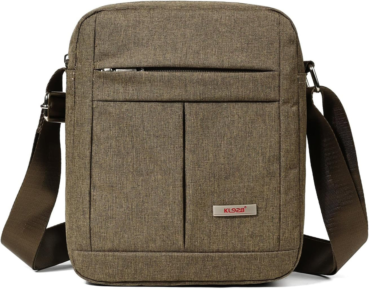 Men's Messenger Bag - Crossbody Shoulder Bags Travel Bag Man Purse Casual Sling Pack for Work Business