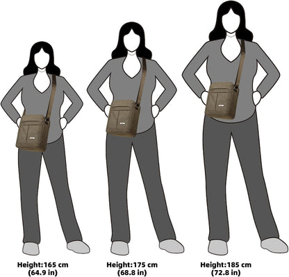 Men's Messenger Bag - Crossbody Shoulder Bags Travel Bag Man Purse Casual Sling Pack for Work Business