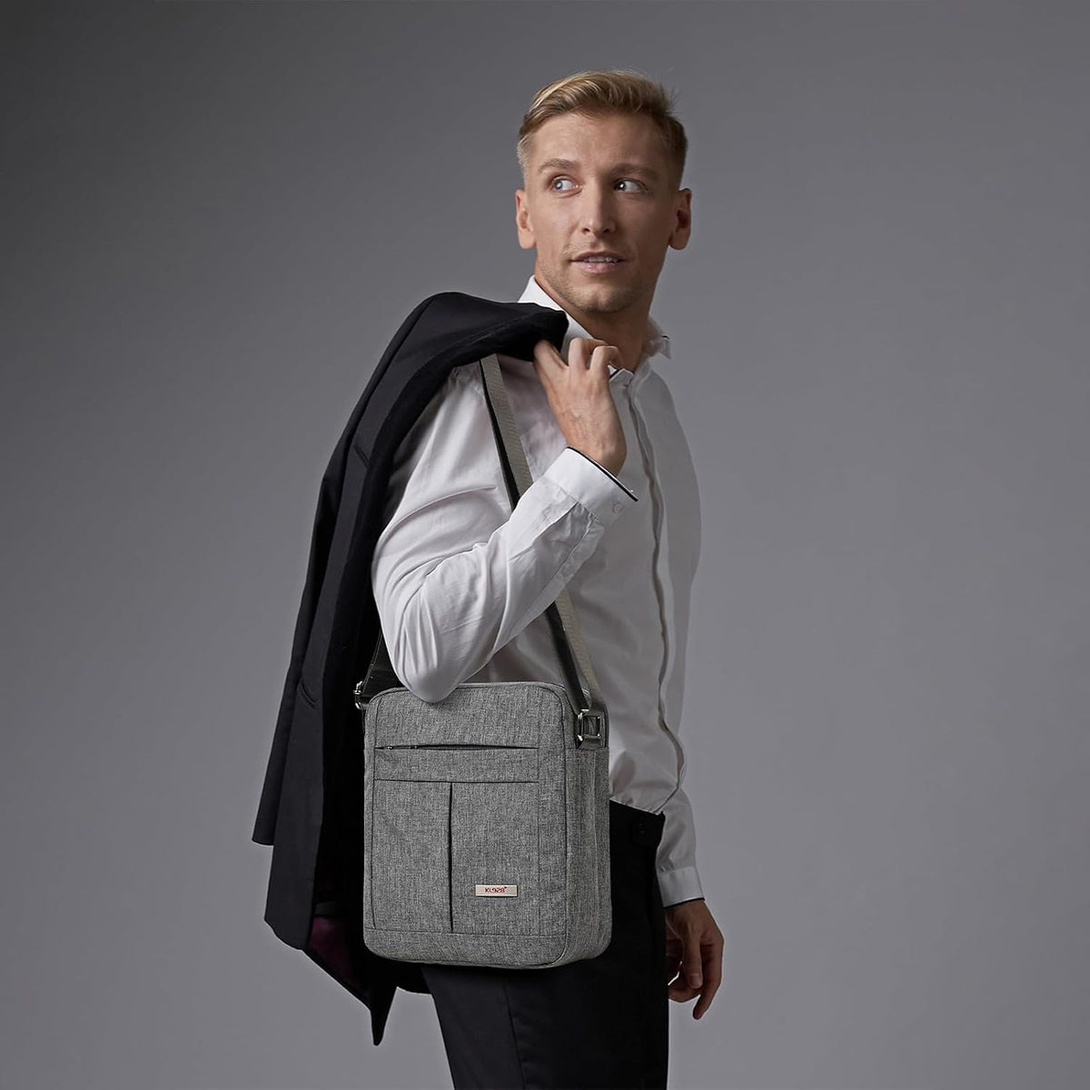 Men's Messenger Bag - Crossbody Shoulder Bags Travel Bag Man Purse Casual Sling Pack for Work Business