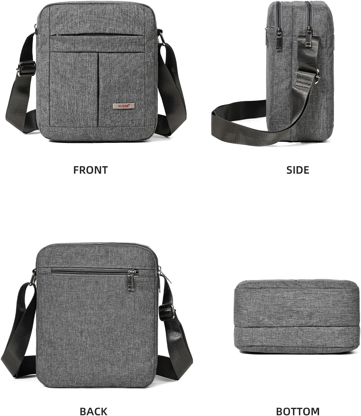 Men's Messenger Bag - Crossbody Shoulder Bags Travel Bag Man Purse Casual Sling Pack for Work Business