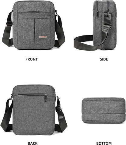 Men's Messenger Bag - Crossbody Shoulder Bags Travel Bag Man Purse Casual Sling Pack for Work Business