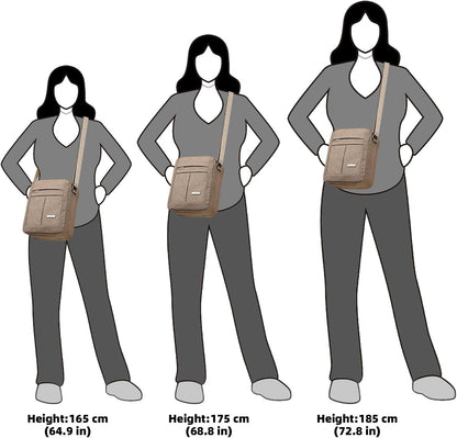 Men's Messenger Bag - Crossbody Shoulder Bags Travel Bag Man Purse Casual Sling Pack for Work Business