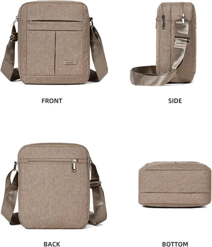 Men's Messenger Bag - Crossbody Shoulder Bags Travel Bag Man Purse Casual Sling Pack for Work Business