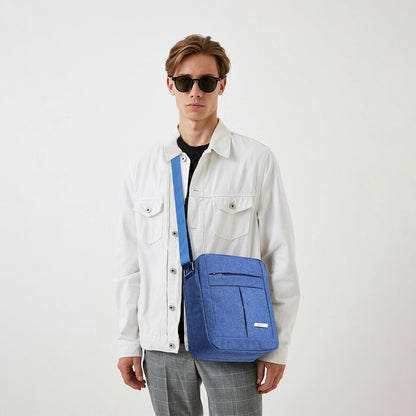 Men's Messenger Bag - Crossbody Shoulder Bags Travel Bag Man Purse Casual Sling Pack for Work Business