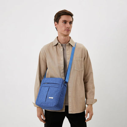 Men's Messenger Bag - Crossbody Shoulder Bags Travel Bag Man Purse Casual Sling Pack for Work Business
