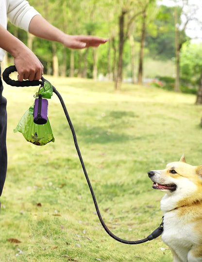 Dog Poop Bag Holder with Used Bag Carrier(Black)