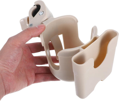 Stroller Cup Holder with Phone Holder, Bottle Organizer Rack