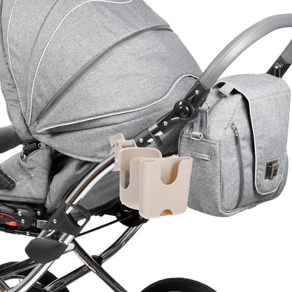 Stroller Cup Holder with Phone Holder, Bottle Organizer Rack