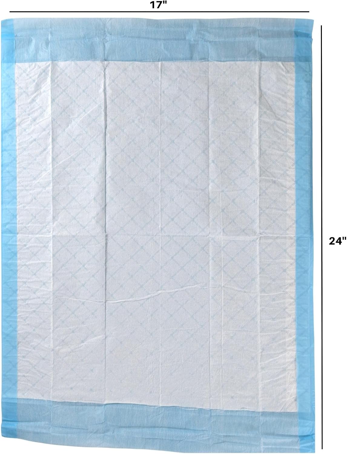 Disposable Underpads 17x24 in Absorbent Incontinence Pee Pads 25 Pk