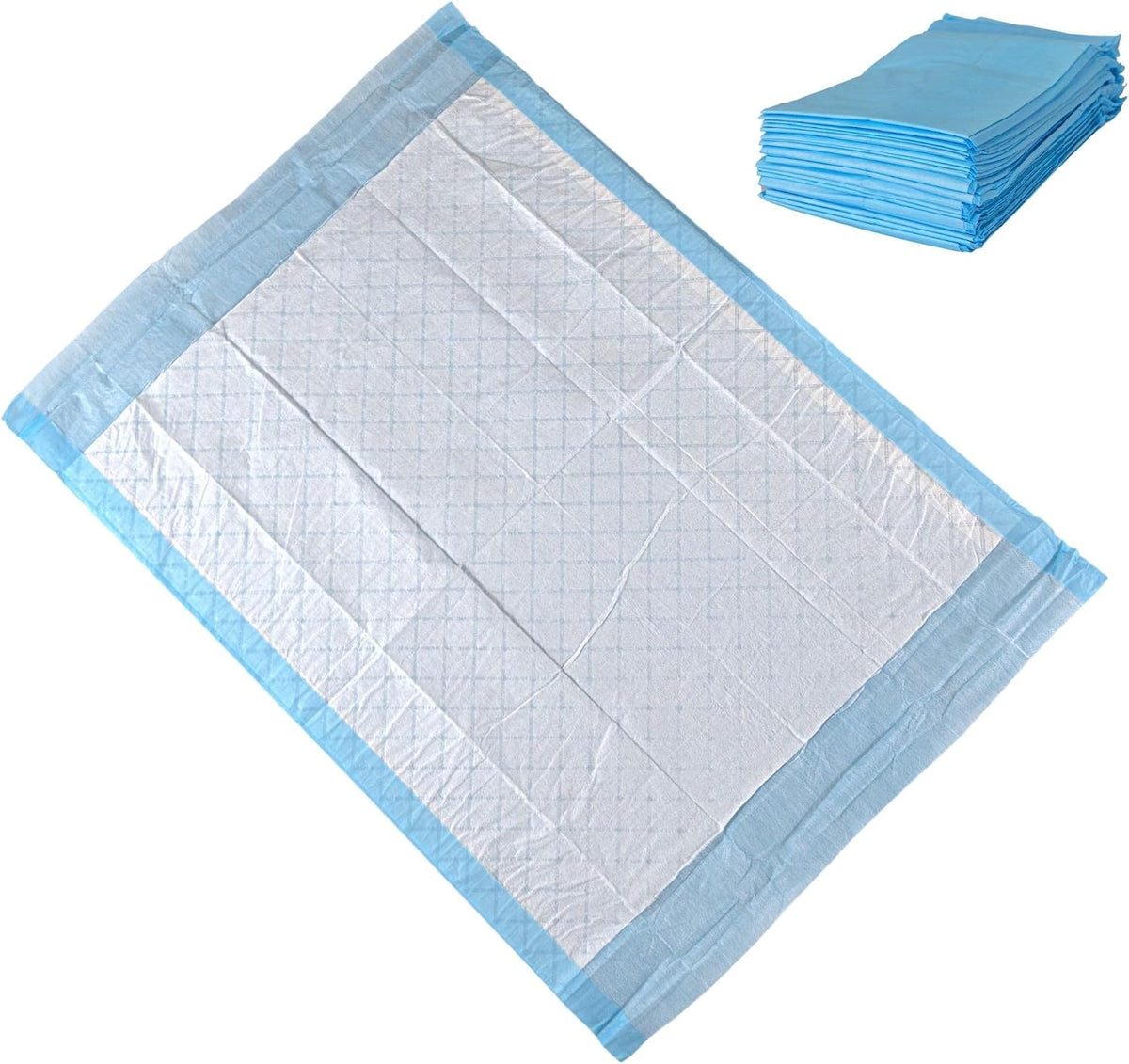 Disposable Underpads 17x24 in Absorbent Incontinence Pee Pads 25 Pk